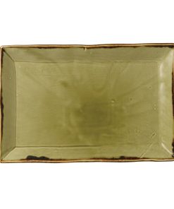 Dudson Harvest Rectangular Trays Green 192 x 284mm (Pack of 6) (FC051)