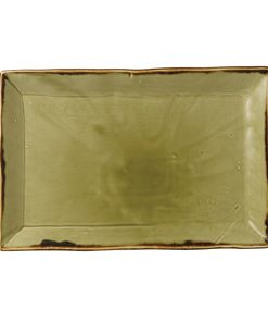 Dudson Harvest Rectangular Trays Green 230 x 336mm (Pack of 6) (FC052)