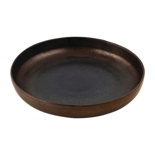 Olympia Ochre Flat Bowls 210mm 700ml (Pack of 6) (FC287)