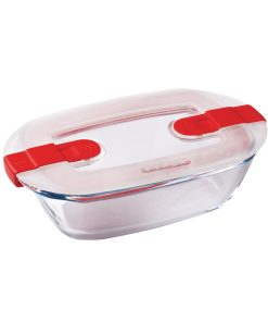 Pyrex Cook and Heat Rectangular Dish with Lid 350ml (FC366)