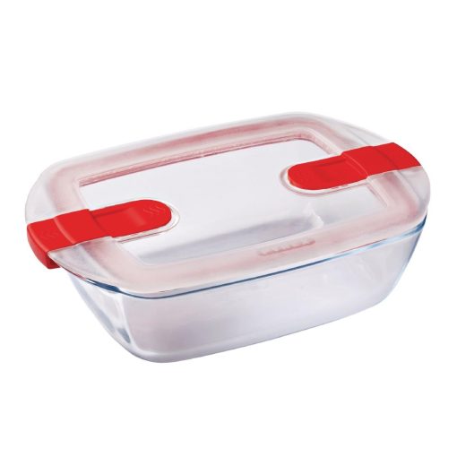 Pyrex Cook and Heat Rectangular Dish with Lid 1Ltr (FC367)