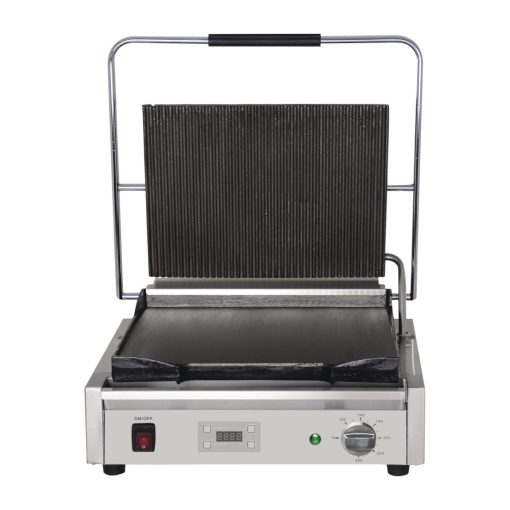 Buffalo Large Ribbed Top Contact Grill (FC382)