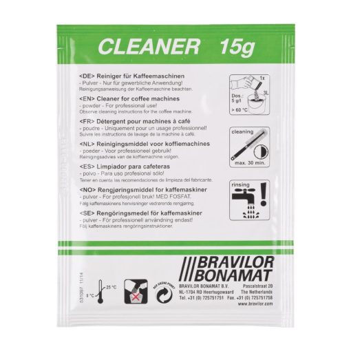 Bravilor Coffee Machine Cleaner 15g Sachets (60 Pack) (FC401)