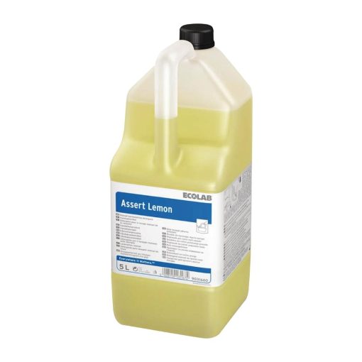 Ecolab Assert Lemon Washing Up Liquid Concentrate 5Ltr (2 Pack) (FC422)