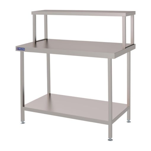 Holmes Stainless Steel Wall Prep Table Welded with Gantry 900mm (FC444)