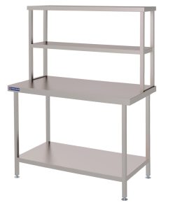 Holmes Stainless Steel Wall Table Welded with Double Gantry 1200mm (FC453)