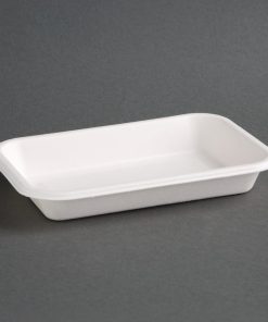 Fiesta Green Compostable Bagasse Food Trays 12oz (Pack of 50) (FC528)