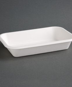 Fiesta Green Compostable Bagasse Food Trays 24oz (Pack of 50) (FC531)