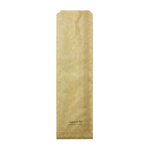 Vegware Compostable Therma Paper Hot Food Bags 356 x 101mm (Pack of 500) (FC897)