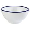 APS Pure Bowl White And Blue 150(D) x 75(H) 0.45Ltr (B2B) (FC985)