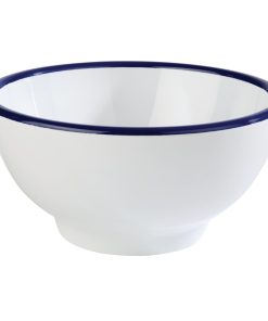 APS Pure Bowl White And Blue 150(D) x 75(H) 0.45Ltr (B2B) (FC985)