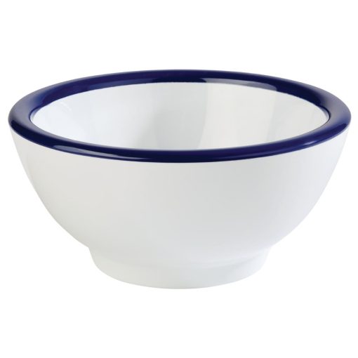 APS Pure Bowl White And Blue 130(D) x 65(H) 0.3Ltr (B2B) (FC986)