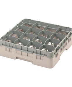 Cambro Camrack Beige 16 Compartments Max Glass Height 114mm (FD063)
