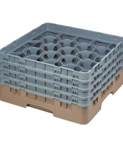 Cambro Camrack Beige 20 Compartments Max Glass Height 215mm (FD068)