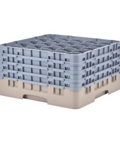 Cambro Camrack Beige 25 Compartments Max Glass Height 238mm (FD073)