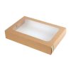 Vegware Compostable Sandwich Platters With Lid Large (Pack of 25) (FD387)