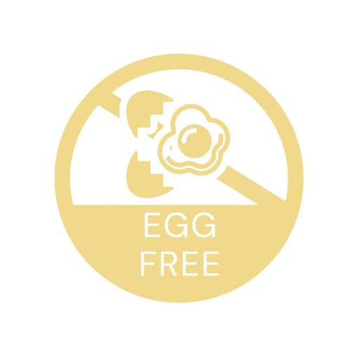 Vogue Removable Egg-Free Food Packaging Labels (Pack of 1000) (FD432)