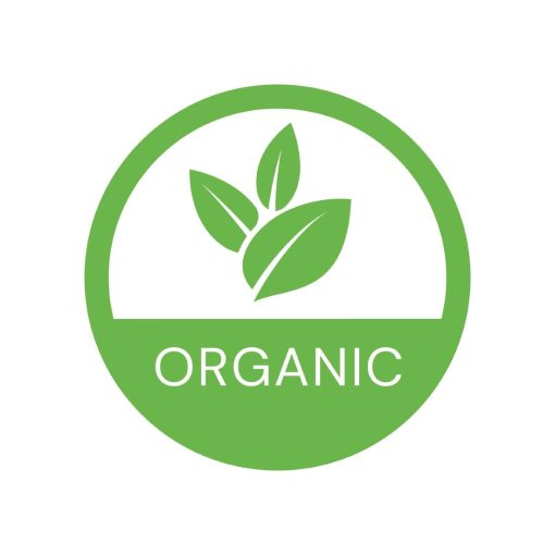 Vogue Removable Organic Food Packaging Labels (Pack of 1000) (FD437)
