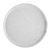 Olympia Cavolo Flat Round Plates White Speckle 270mm (Pack of 4) (FD904)