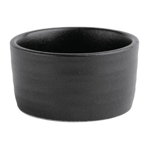Olympia Cavolo Dipping Dishes Textured Black 67mm (Pack of 12) (FD911)