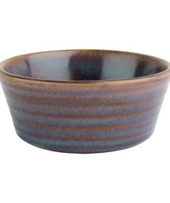 Olympia Cavolo Flat Round Bowls Iridescent 143mm (Pack of 6) (FD912)