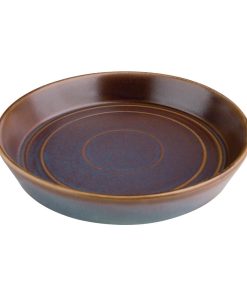Olympia Cavolo Iridescent Flat Round Bowls 220mm (Pack of 4) (FD913)