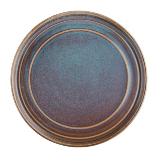 Olympia Cavolo Flat Round Plates Iridescent 220mm (Pack of 6) (FD915)