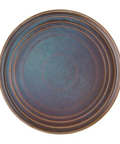 Olympia Cavolo Flat Round Plates Iridescent 270mm (Pack of 4) (FD916)