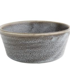Olympia Cavolo Flat Round Bowls Charcoal Dusk 143mm (Pack of 6) (FD918)