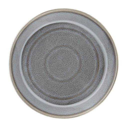 Olympia Cavolo Charcoal Dusk Flat Round Bowls 220mm (Pack of 4) (FD919)
