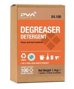 PVA Hygiene Degreaser Detergent Soluble Sachets (100 Sachets) (FE754)