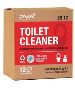 PVA Hygiene Toilet Cleaner Soluble Sachets (12 Sachets) (FE759)