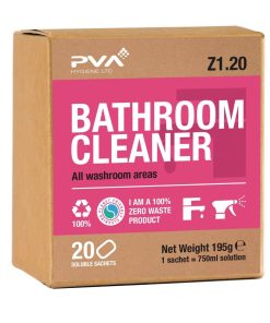 PVA Hygiene Bathroom Cleaner Soluble Sachets for Triggers (20 Sachets) (FE760)