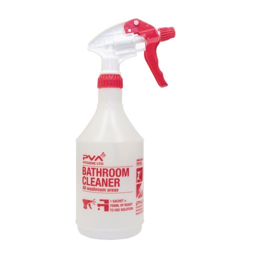 PVA Hygiene Bathroom Cleaner Trigger Spray Bottle 750ml (FE765)