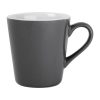 Olympia Cafe Flat White Cups Charcoal 170ml (Pack of 12) (FF992)