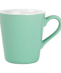 Olympia Cafe Flat White Cups Aqua 170ml (Pack of 12) (FF993)