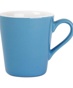 Olympia Cafe Flat White Cups Blue 170ml (Pack of 12) (FF994)