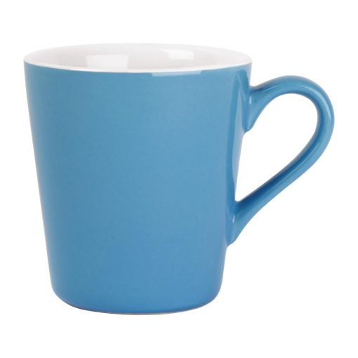 Olympia Cafe Flat White Cups Blue 170ml (Pack of 12) (FF994)