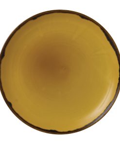 Dudson Harvest Dudson Mustard Coupe Plate 260mm (Pack of 12) (FJ771)
