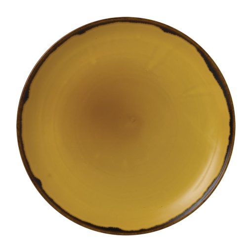 Dudson Harvest Dudson Mustard Coupe Plate 260mm (Pack of 12) (FJ771)