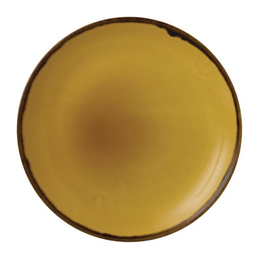 Dudson Harvest Dudson Mustard Coupe Plate 217mm (Pack of 12) (FJ772)