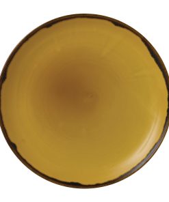Dudson Harvest Dudson Mustard Coupe Plate 324mm (Pack of 6) (FJ783)