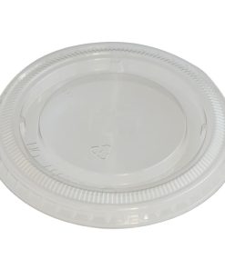 eGreen RPET Flat Lid without Straw Hole 93mm (Pack of 1000) (FN223)