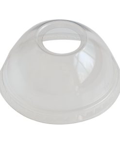 eGreen RPET Dome Lid with Straw Hole 93mm (Pack of 1000) (FN224)