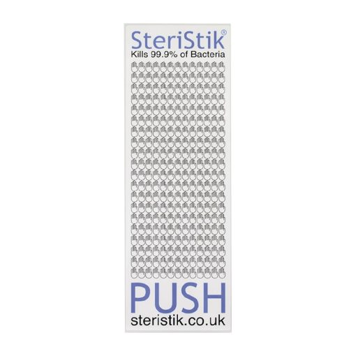 SteriStik Antibacterial Door Push 225x75mm (Pack of 10) (FR108)