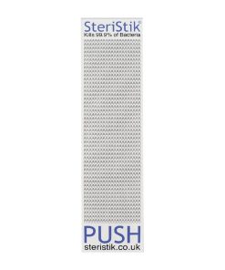 SteriStik Antibacterial Door Push 480x120mm (Pack of 10) (FR109)