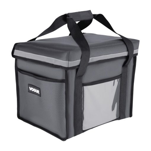 Vogue Insulated Folding Delivery Bag Grey 380x305x380mm (FR225)