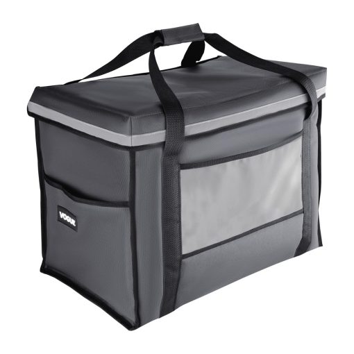 Vogue Insulated Folding Delivery Bag Grey 540x360x430mm (FR226)