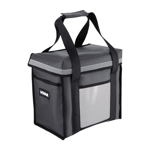 Vogue Insulated Top Loading Delivery Bag Grey 330x230x330mm (FR227)