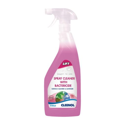 Cleenol Lift Antibacterial Cleaning Spray 750ml (Pack of 6) (FS078)